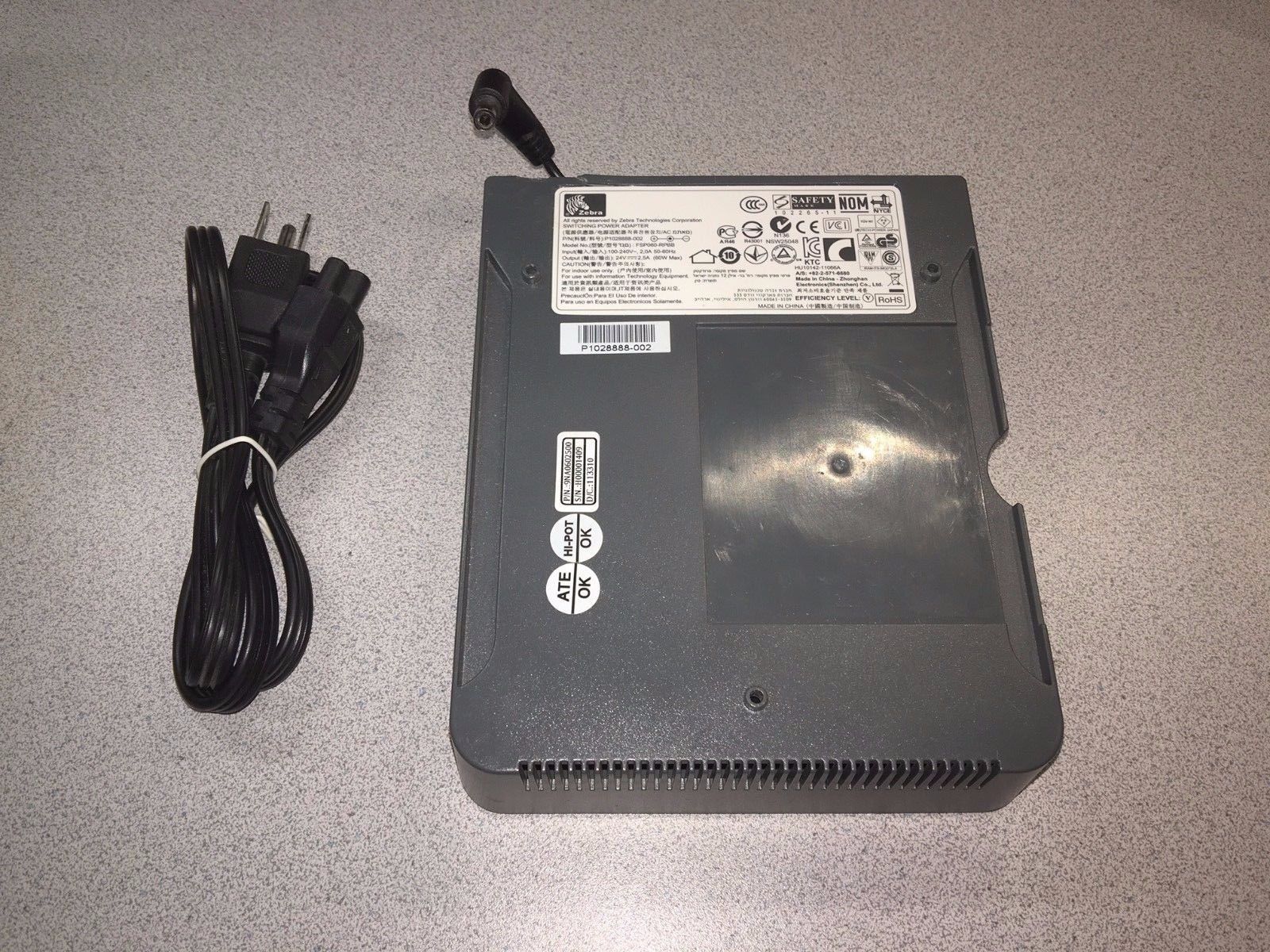 *Brand NEW*24V FSP060-RPBB Zebra ZP450 ZP500 ZP505 GK420d Thermal Printer AC Adapter Power Supply